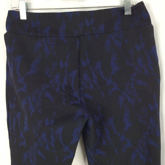 Soft Surroundings Ponte Pull On Pants Womens PM Black Blue Purple Ankle Cropped - Picture 5 of 7